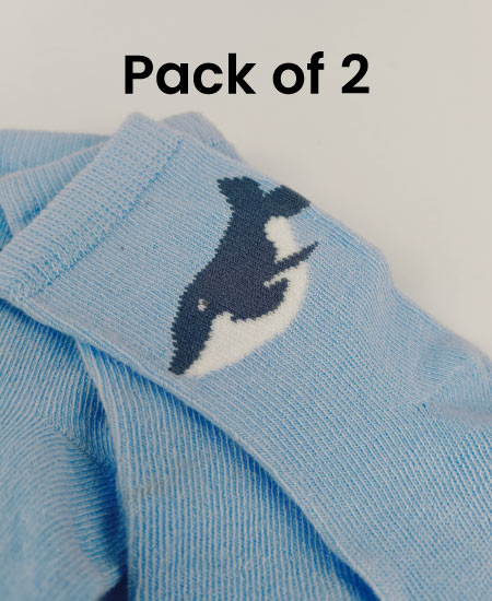 Z Kid's Cotton Winter Socks Pack of 2 (1Y-2Year) D1