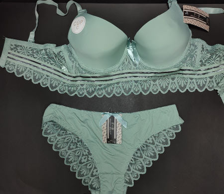 2pc Bra Green Felicity 46