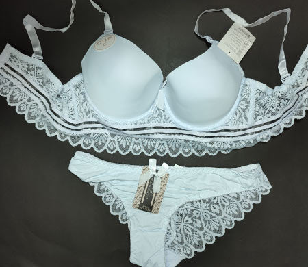 2pc Bra Sky Blue Felicity 46