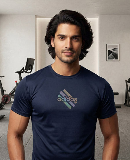 Adidas T-Shirts Dark Blue