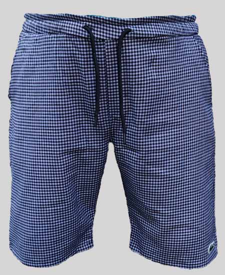 A Lacte Cotton Shorts Black and White