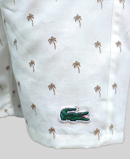 A Lacte Cotton Shorts White Beach