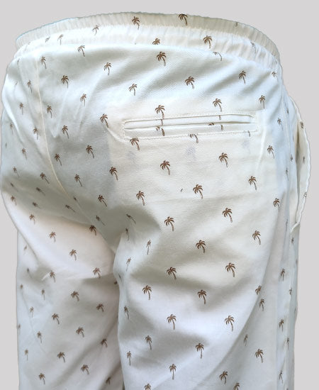 A Lacte Cotton Shorts White Beach