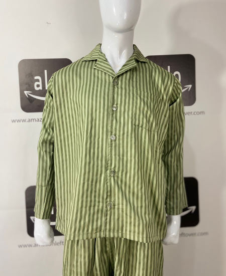 Green Strips Night suit PJs