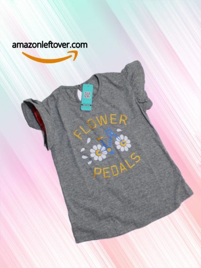 Girl T-Shirt Flower Pedals