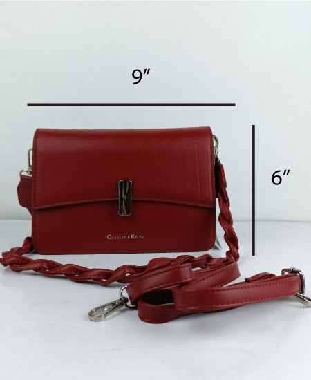 1.2 Chrles and Keth Handbags Red CK003