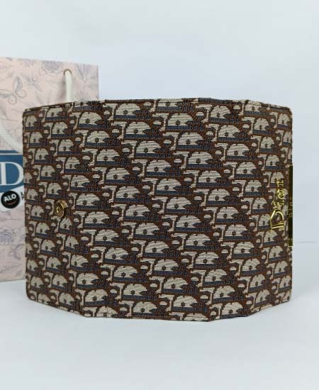 Dior Ladies Wallet Chocolate Brown