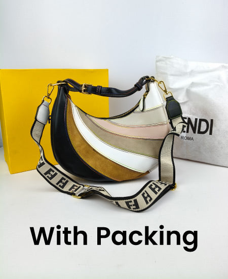 Fendi Grigio Multicolor Handbag