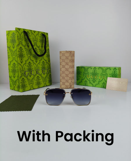GG Sunglasses Golden Black