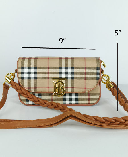 Burbry Ladies Brown Handbag