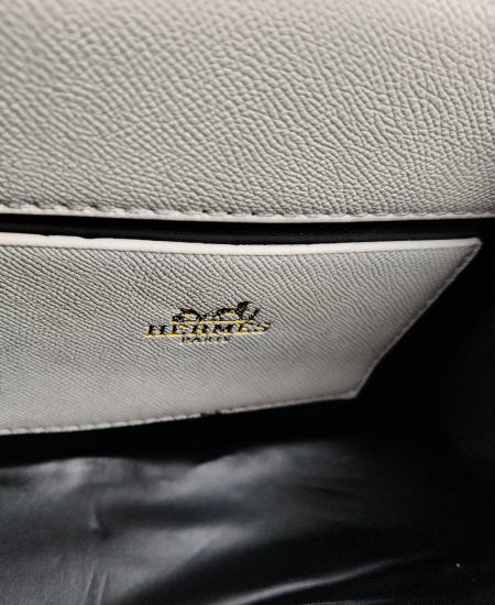 Hermes Handbags White and Red