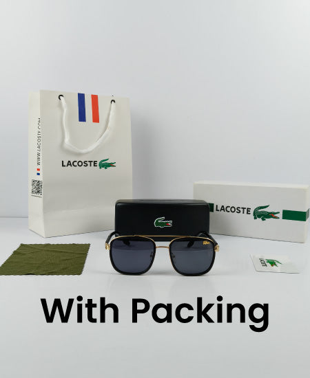 Lacoste Golden Black Sunglasses Lac132