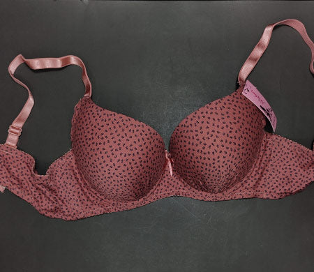 Little Leaves Pushup Bra Coffee Pink 42