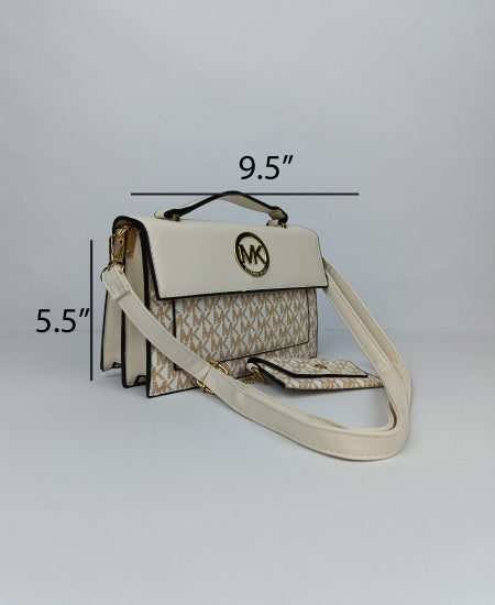 MK Handbags 2PC White