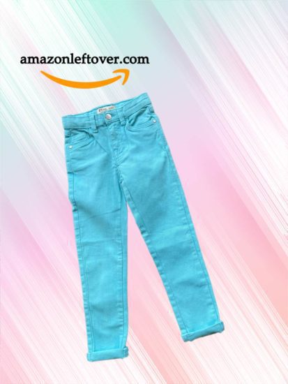 Girl's Denim Jeans Ocean Green