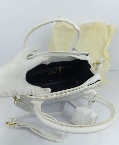 1.8 Prda Handbag White