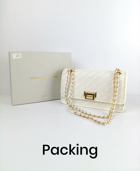 Chrls and Keth White Handbags
