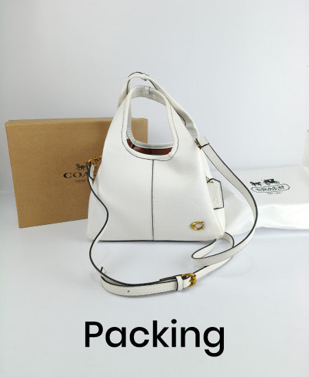 Coch White Lana Handbag
