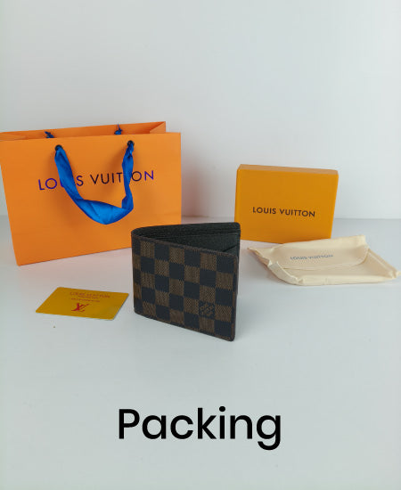 Lou V Check Men's Wallet