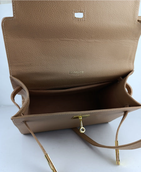 Hermes Kelly Handbags Beige in Original Leather