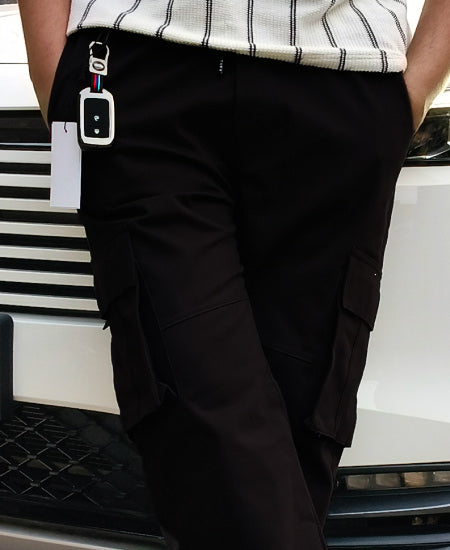 1.1 Zara Black Cargo Trousers