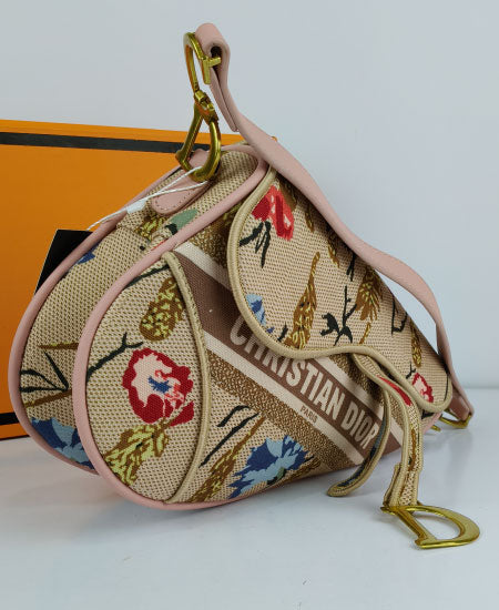 1.9 DI-OR Saddle Jacquard Handbag