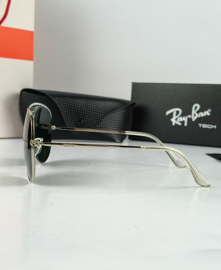 1.6 Ry Bn Silver Aviator Sunglasses USA