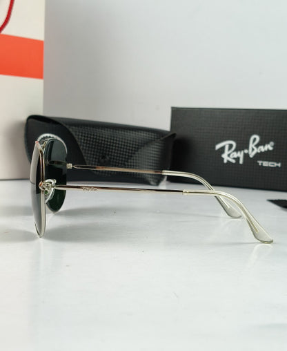 1.6 Ry Bn Silver Aviator Sunglasses USA