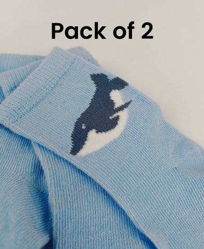 Z Kid's Cotton Winter Socks Pack of 2 (1Y-2Year) D1