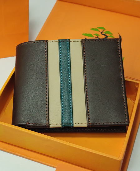 Jungle Tree Leather Wallet 002