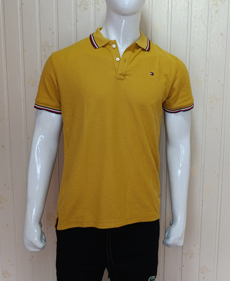 Tommy Hilfiger Mustard Polo Shirts