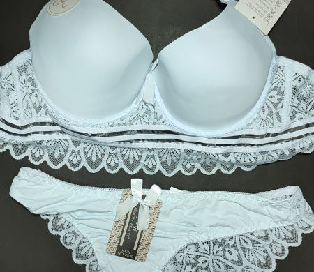 2pc Bra Sky Blue Felicity 46