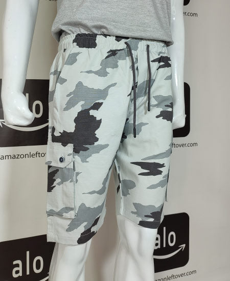 A Zaraa Cotton Shots for Mens Gray Army 6