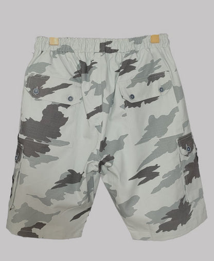 A Zaraa Cotton Shots for Mens Gray Army 6