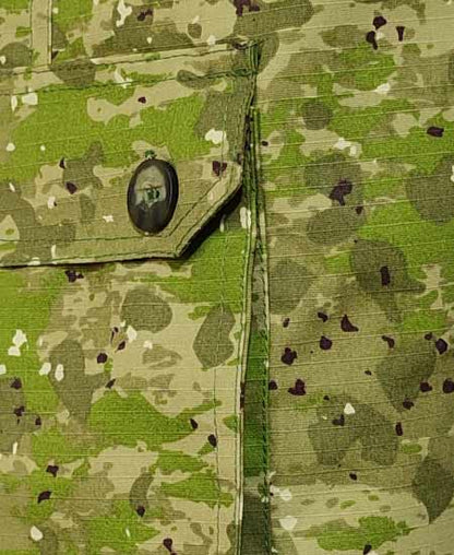 A Zaraa Cotton Shots for Mens Green Army 6