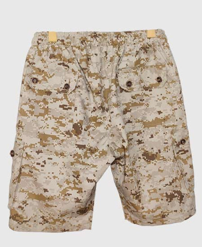 A Zaraa Cotton Shots for Mens Khaki Brown Army 6