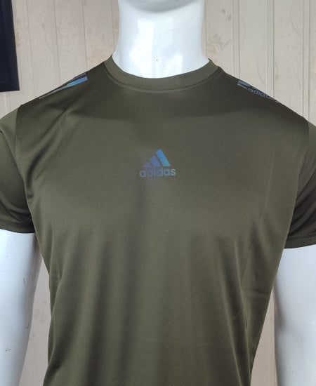 Adidas T-Shirts Khaki Green