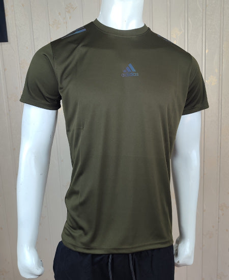 Adidas T-Shirts Khaki Green