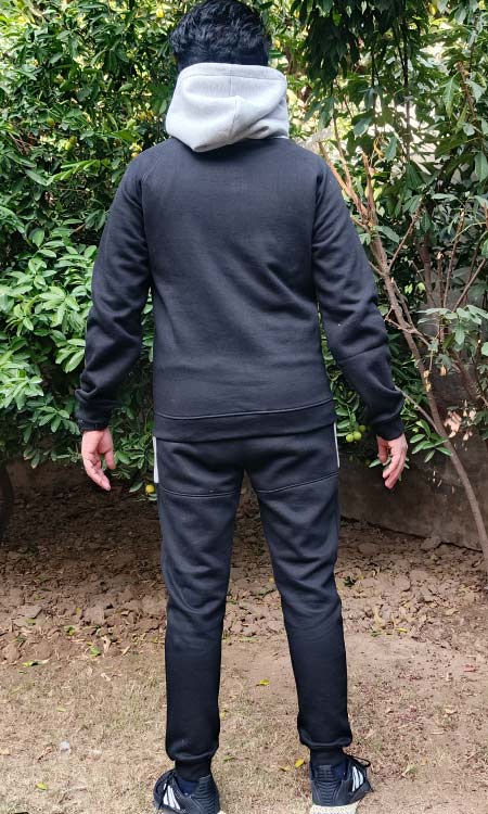 Adidas hoodies Tracksuit Black/Gray
