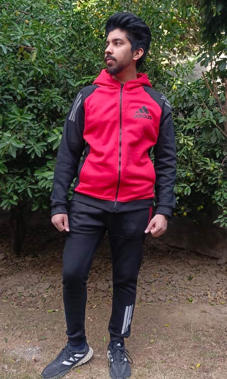 Adidas hoodies Tracksuit Red