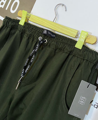 A Zaraa Trousers Olive Green