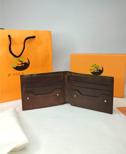 Crazy Horse Vintage Leather wallet V001