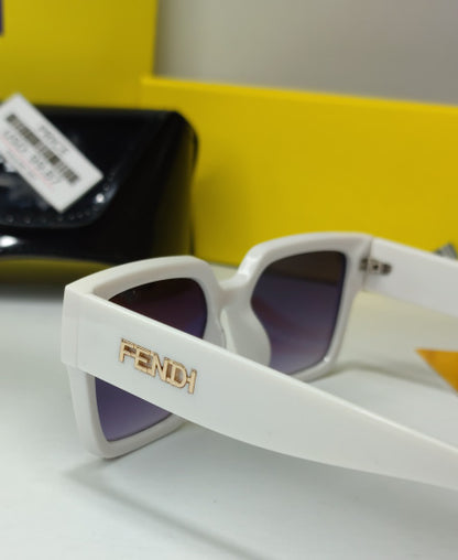 Fndi White Womens Sunglasses-FZ03