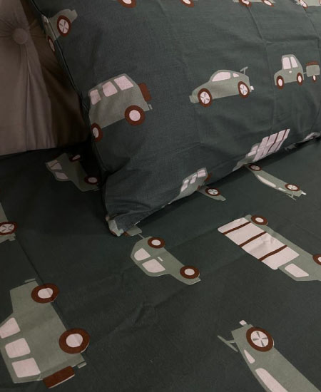 Single Bed Sheet Cars Collection