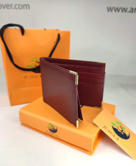 Jungle Tree Golden Tip Mehroon Wallet