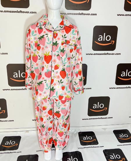 Kid's Strawberry Night Suit