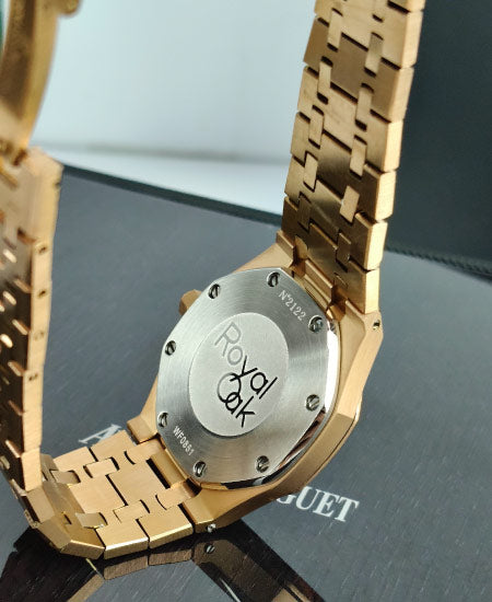 Audemars Piguet Royal Oak 15450ST Rose Gold with Diamond Bezel