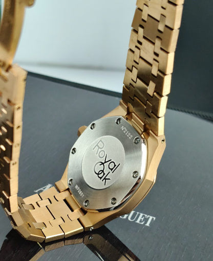 Audemars Piguet Royal Oak 15450ST Rose Gold with Diamond Bezel