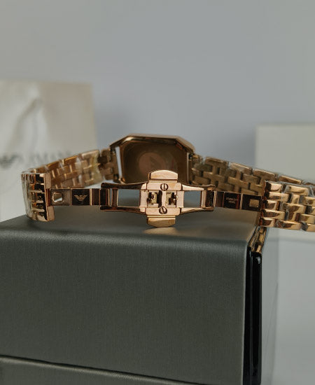 Armani Rose Gold Mother of pearl Ladies Watch AR11147