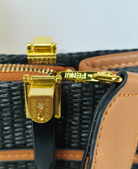 Fndi Black Tote Handbag